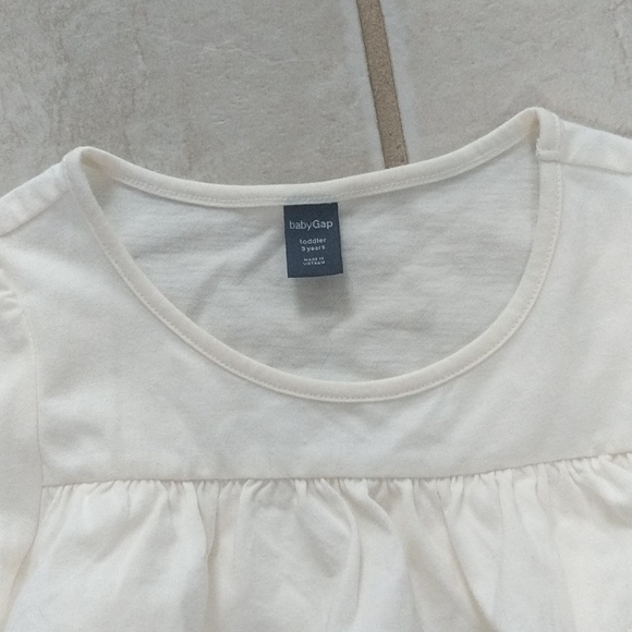 Baby Gap Girls 3t cream holiday x-mas dress - Picture 2 of 6